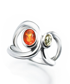 マンダリンガーネットリング