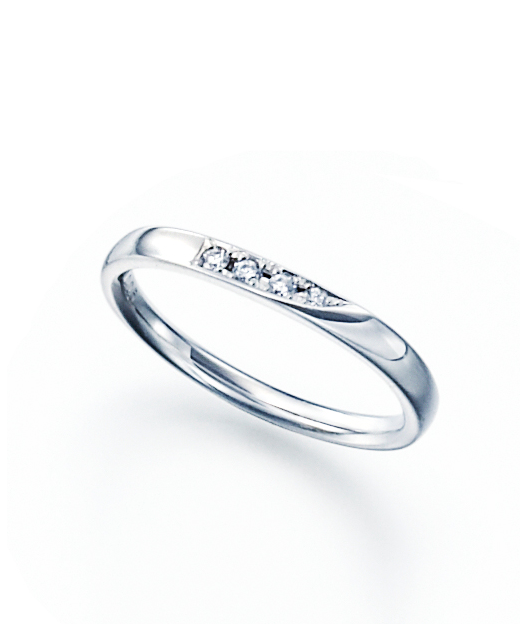 シンプルダイヤリング　￥25,000